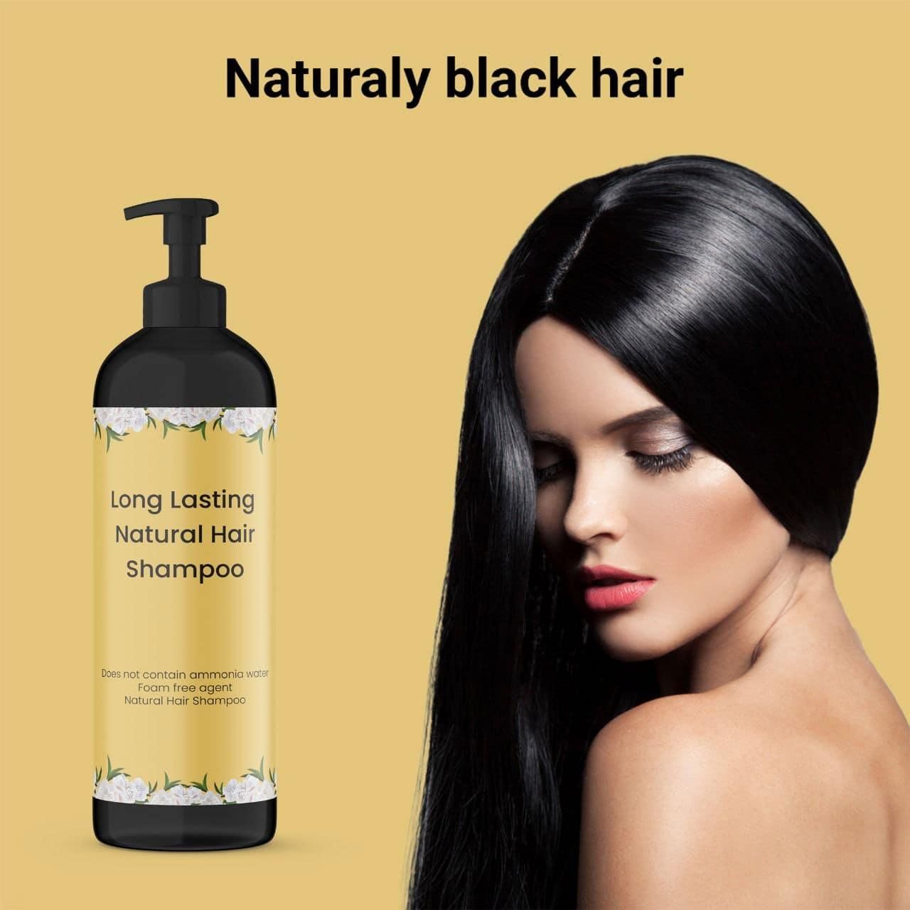 Long Lasting Natural Hair Dye Shampoo (Pack of 2)