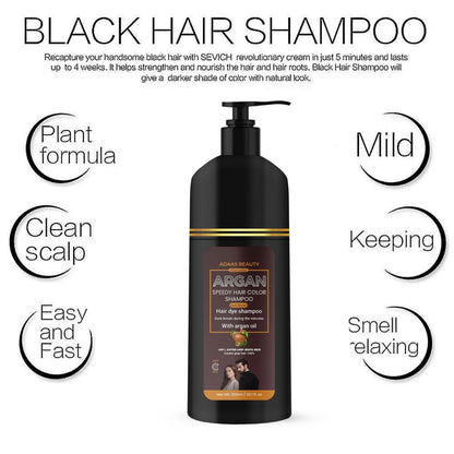 Argan Speedy Hair Color Shampoo 600ml Pack of 2