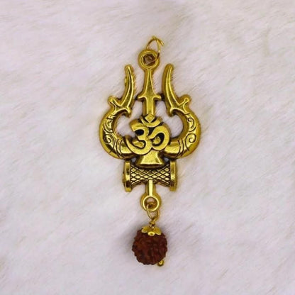 Panchmukhi Rudraksha OM Shiva Trishool Mala
