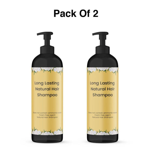 Long Lasting Natural Hair Dye Shampoo (Pack of 2)