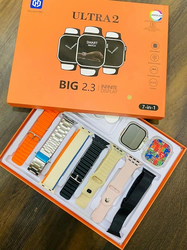 Versatile Watch Set with 7 Stylish Straps